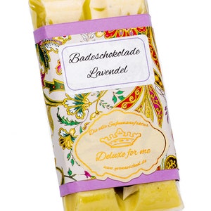 196.67EUR/1kg Badeschokolade Lavendel 30g Bild 2