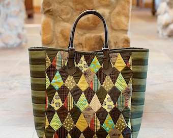 Patchwork Kite Tote Bag Sewing Pattern (PDF Download) – Anna Studio
