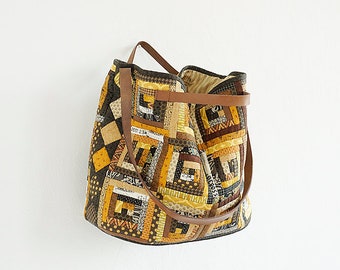 Log Cabin Patchwork Basket Bag Pattern (PDF) – Anna Studio Designs