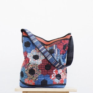Bohemian Patchwork Shoulder Bag Sewing Pattern (PDF)