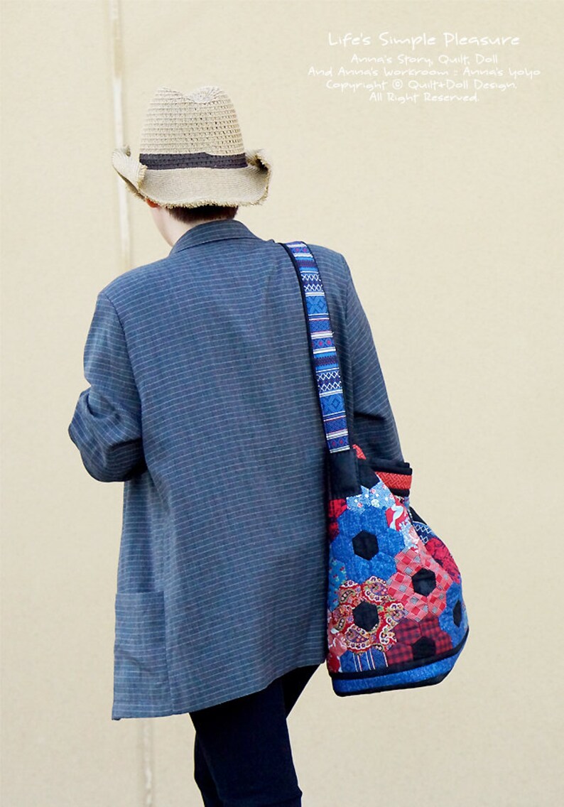 Bohemian Shoulder Bag PDF File PATTERN. Patchwork Bag. - Etsy