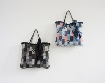 Patchwork Tote Bag Sewing Pattern (PDF) – Anna Studio Quilting Design