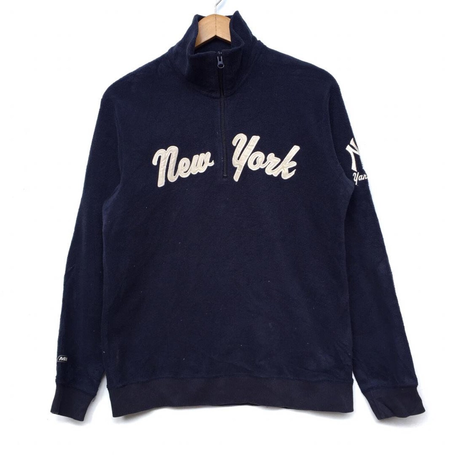 Vintage new york yankees MLB fleece jacket | Etsy