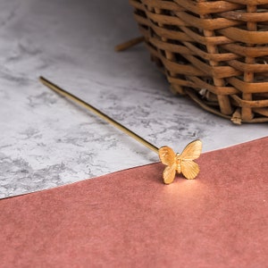 Marcapáginas de mariposa, marcapáginas único, regalo para amantes de los libros, marcapáginas dorado, regalo de cumpleaños, marcapáginas de metal de latón, marcapáginas de mariposa voladora, regalo