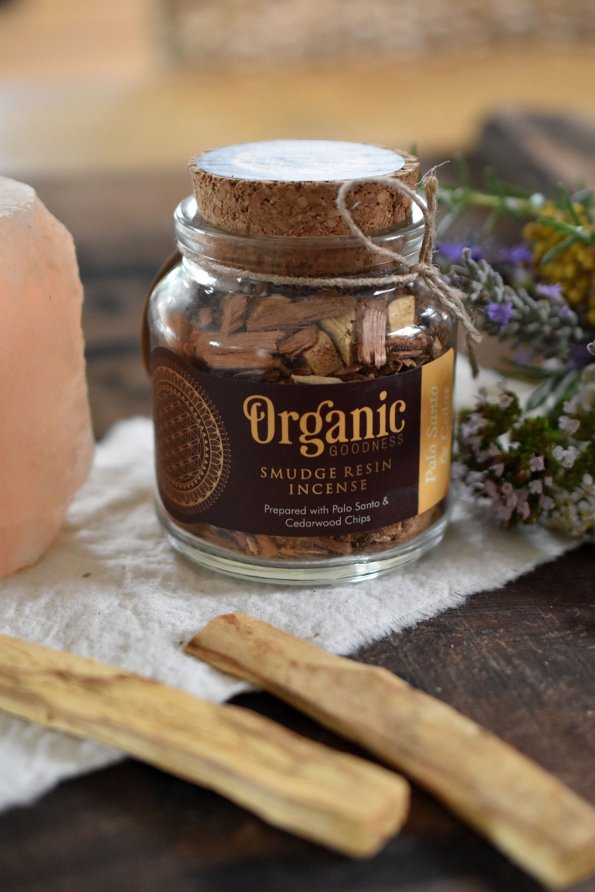 Encens Organic 100 % Naturel - Palo Santo & Cèdre