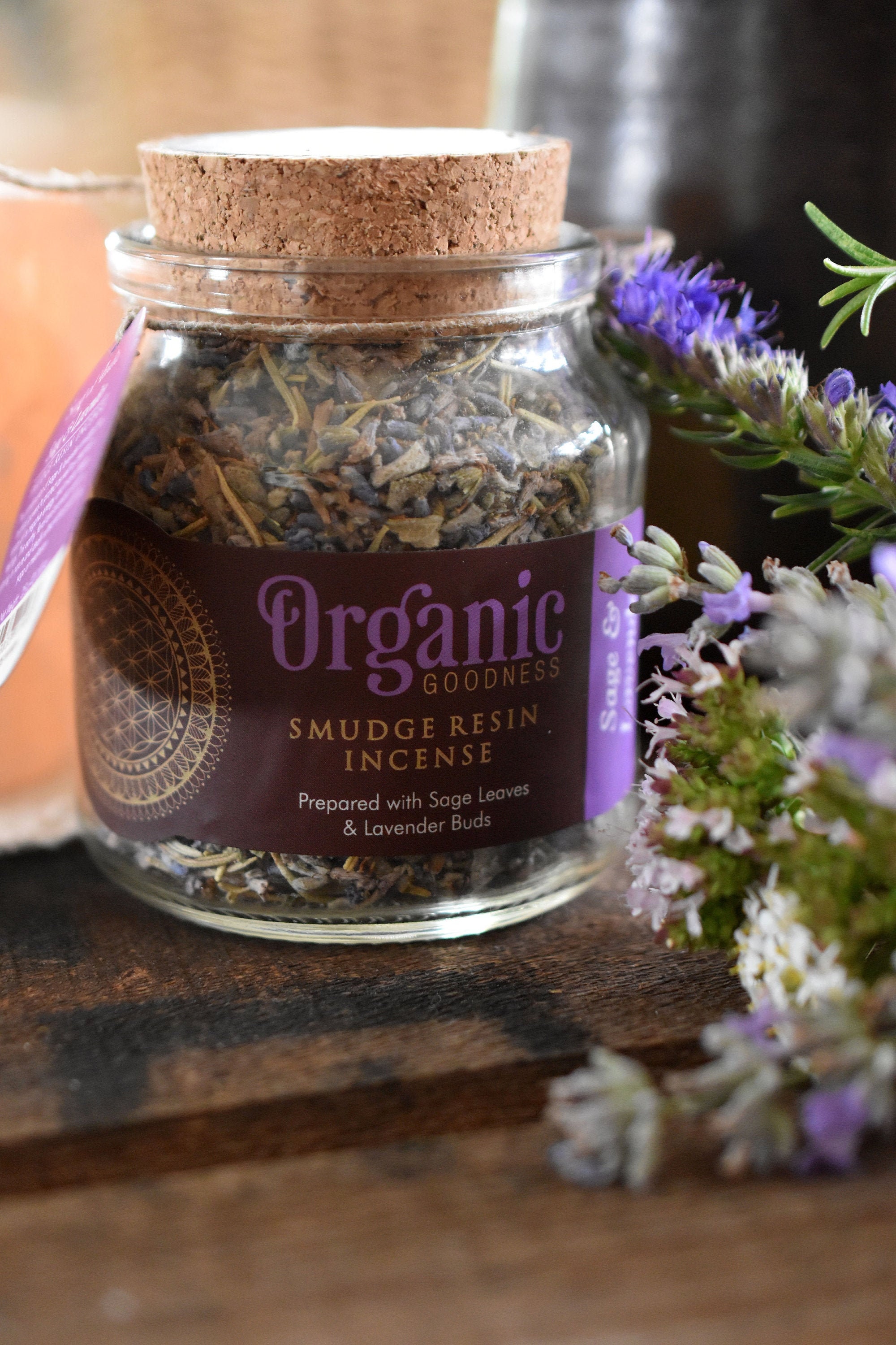 Encens Organic Lavande - Sauge 100 % Naturel