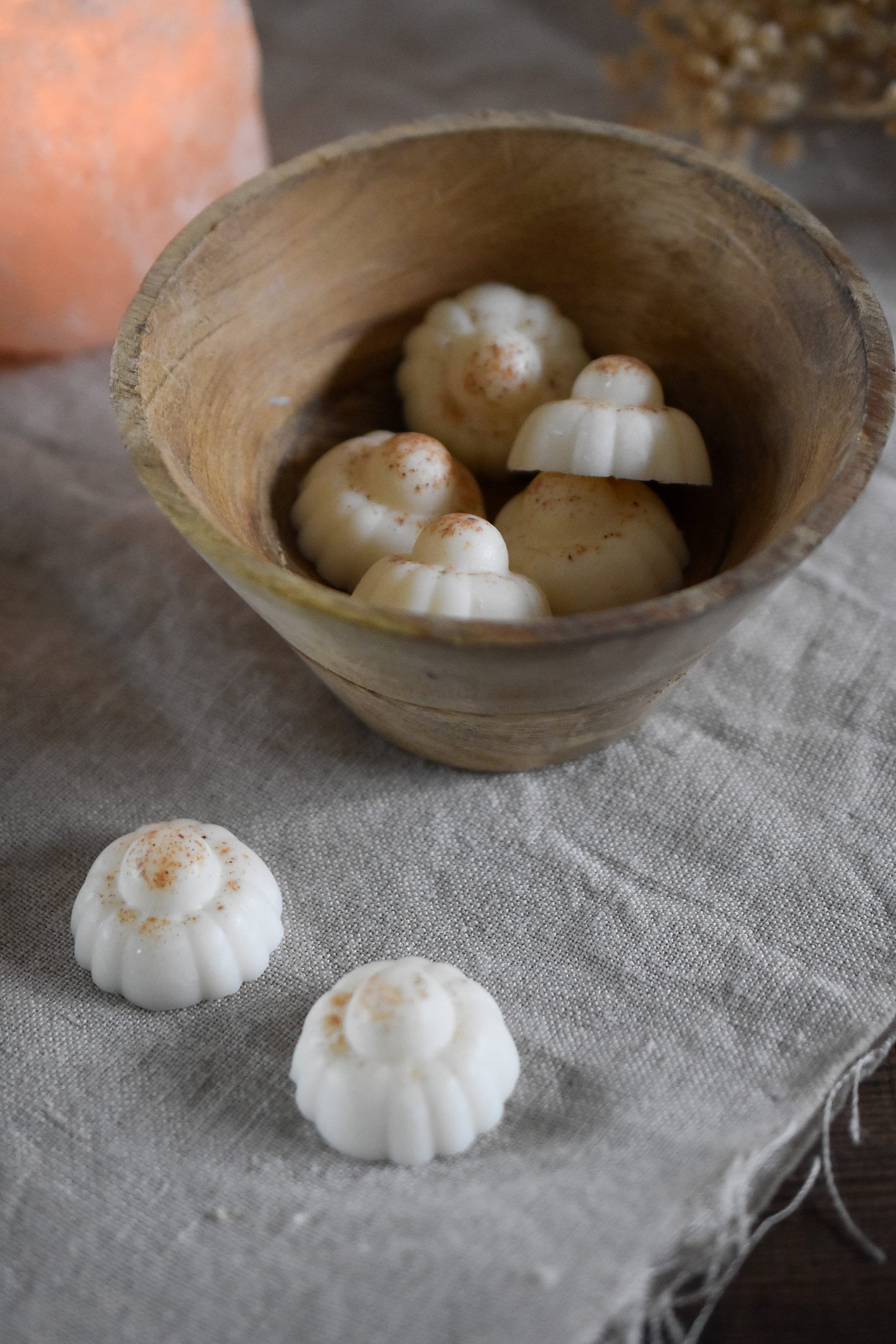 Petits Fondants à La Cire Naturelle de Soja, Parfum Vegan Cèdre Du Liban