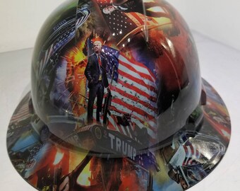 MAGA Hard Hat Stickers MAKE AMERICA GREAT AGAIN Motorcycle Helmet Decals 2