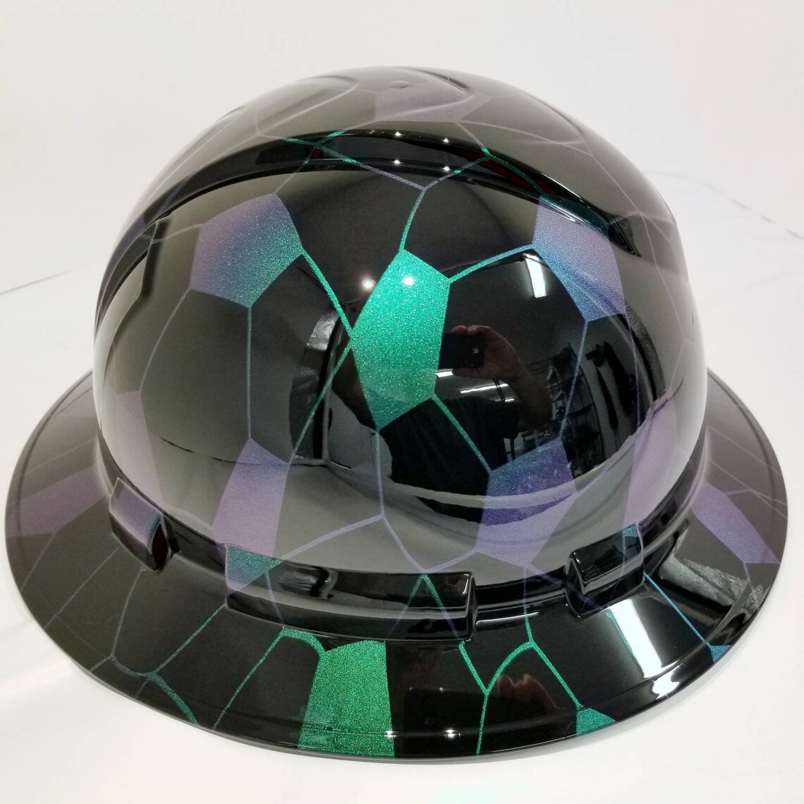 Full Brim Hydro Dipped Custom Hard Hat Dipped in Color Etsy Australia