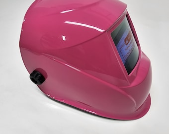 Wet works imaging HOT PINK Welding Helmet