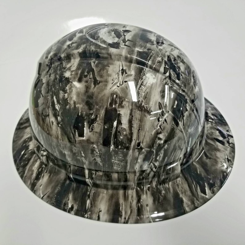 Full Brim Hydro Dipped Custom Hard Hat in War Machine Camo Etsy Canada