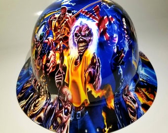Wet works imaging Full Brim Hard Hat custom hydro dipped
