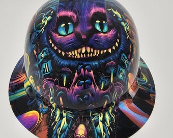 Wet works imaging Full Brim Hard Hat custom hydro dipped 