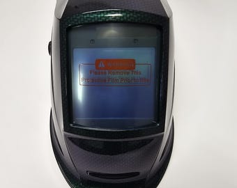 Hydro Dipped Welding Helmet: Auto Darkening, Solar Battery, Flip Flop Design