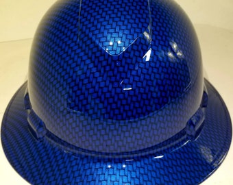 Wet works imaging Full Brim Hard Hat custom hydro dipped