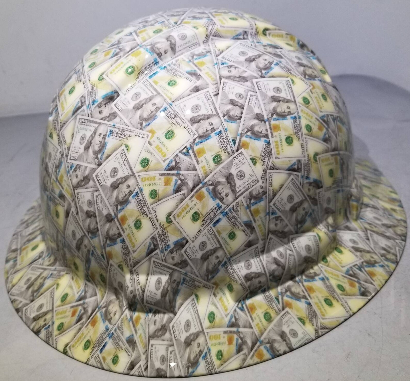 Full Brim Hydro Dipped Custom Hard Hat in Hundred Dollar Bills Etsy