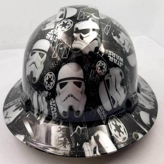 Star Wars Stormtrooper Hydro Dipped Cap Style Hard Hat with Ratchet Suspension