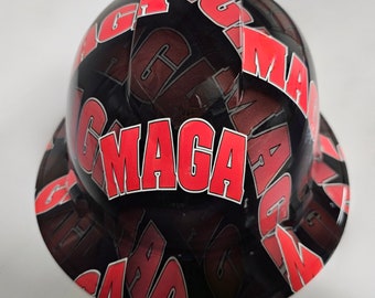 Wet works imaging Full Brim Hard Hat custom hydro dipped