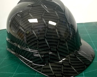 Wet works imaging Cap Style Hard Hat custom hydro dipped