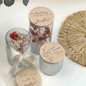 Vorratsglas Hochzeitsgeschenk "Der schönste Weg", "Hand in Hand" – perfektes Geschenk zur Hochzeit, Hochzeitstag & Geldgeschenk