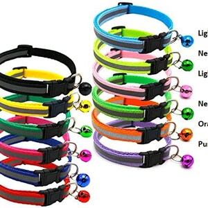 Small Collars for Anti-Hunting Cat Collar Small Reflective