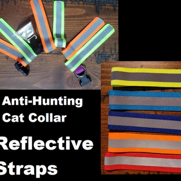 Reflecterende riemen voor anti-jacht kattenhalsband