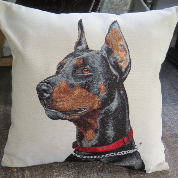 Kissenbezug -Dobermann -