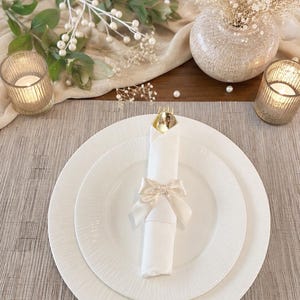 Cutlery Set with Bow: Grand Millennial Party, Elegant Flatware