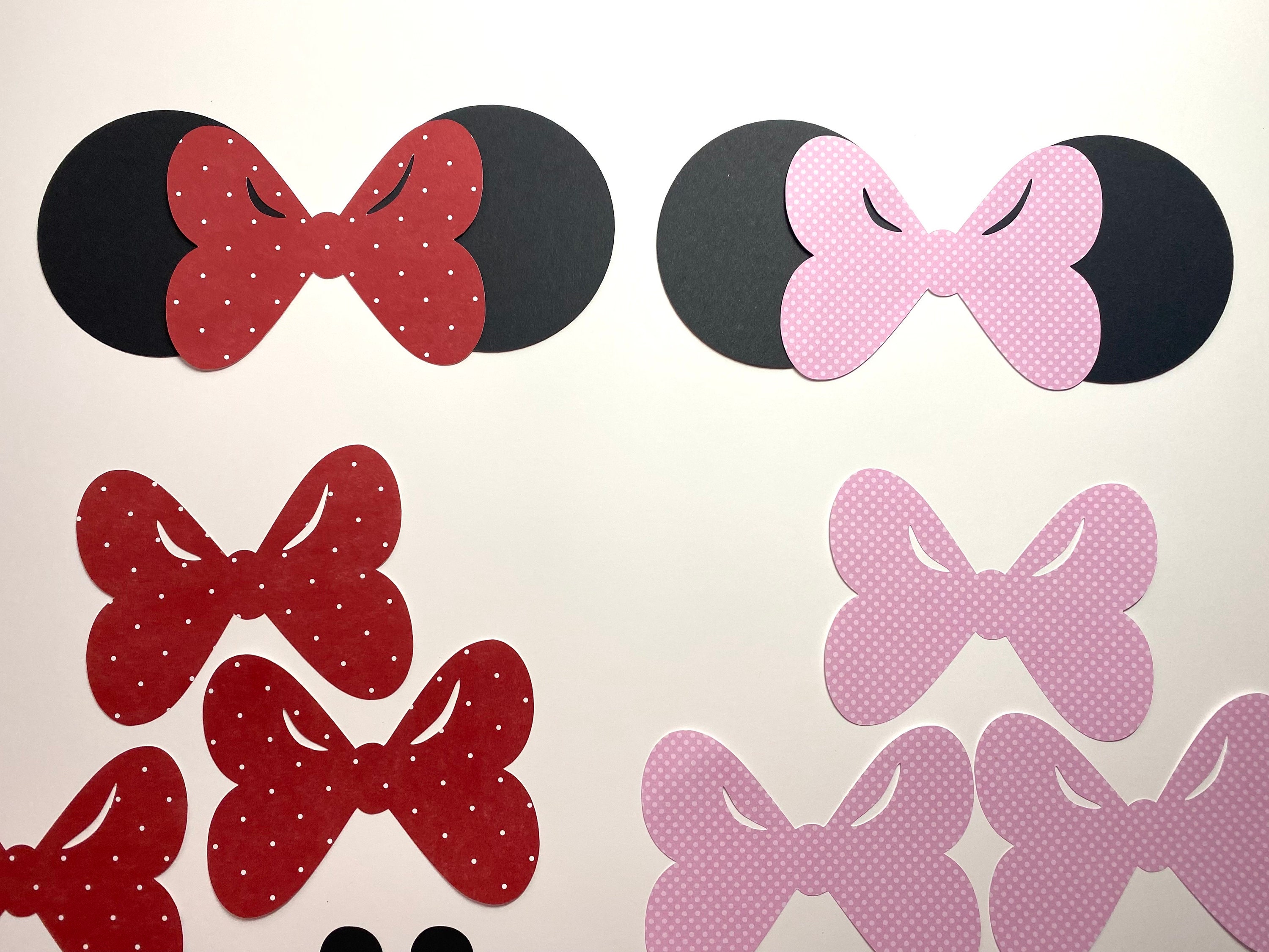 Accesorio Disfraz Ratón Diademas Lazos Fiestas Cosplay Pack 6 Diademas  Orejas De Ratón - Lazos Lunares, Para Fiestas Y Cosplay Pack 6 Unidades, image size:3000x2250