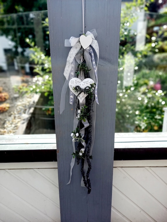 Haltbare Fensterdeko, Türkranz, Innen- und Außendeko, Geschenkidee, Kranz, Wandeko, Haustürdeko, Eingangsdeko, Muttertag, Herbst, Herbstdeko