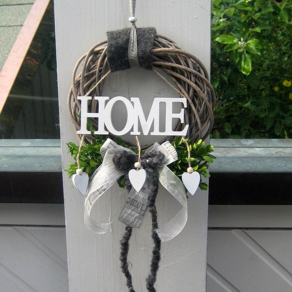 Country house door wreath, indoor and outdoor decoration, gift idea, entrance decoration, home, welcome, front door decoration, wall decoration