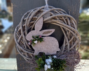 Durable country house door wreath, gift idea, front door decoration