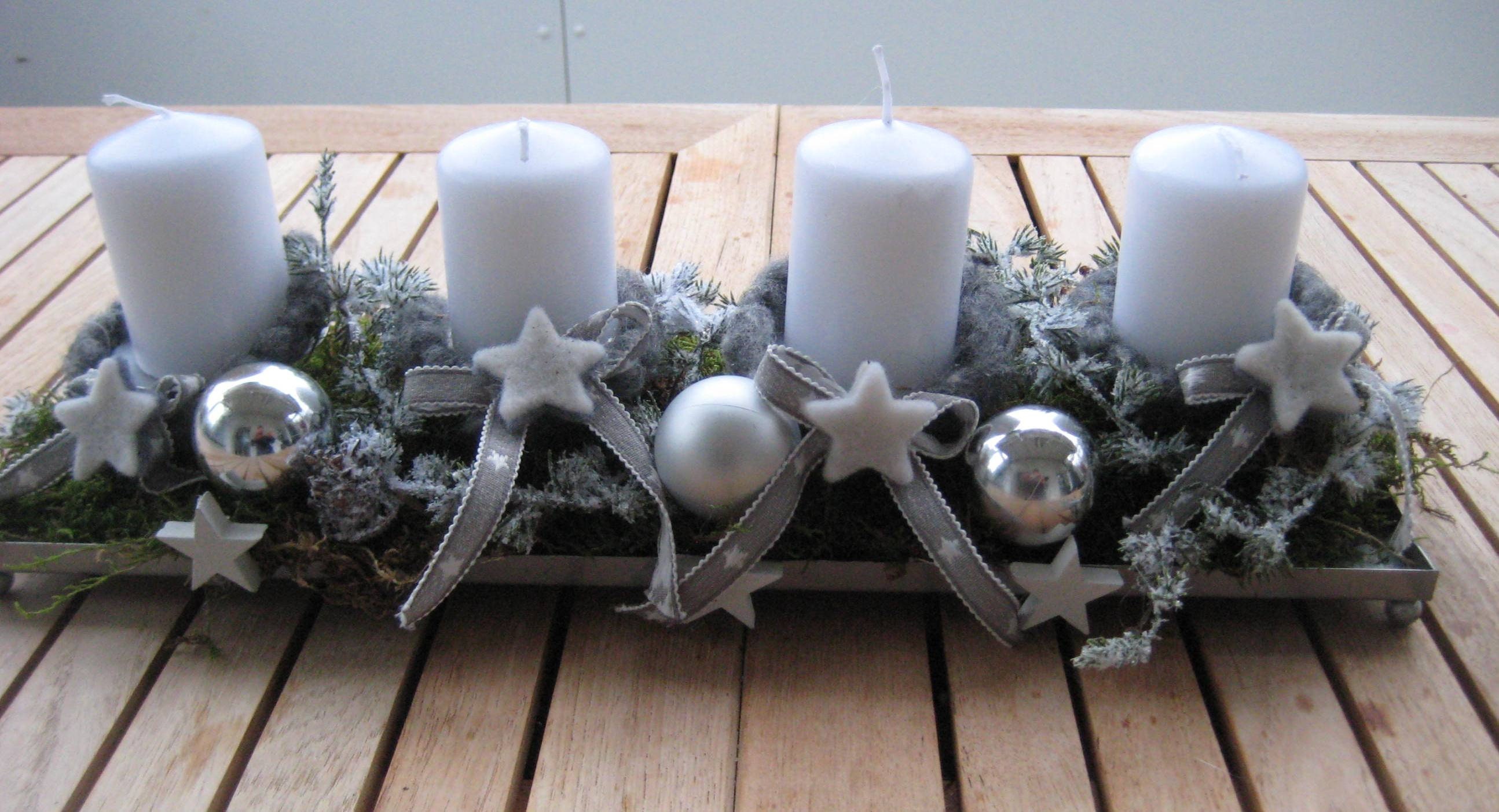 Wiederverwendbarer Adventskranz