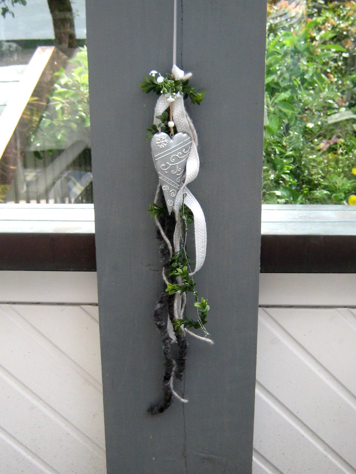 Haltbare Fensterdeko, Türkranz, Innen- und Außendeko, Geschenkidee, Kranz, Wandeko, Haustürdeko, Eingangsdeko, Muttertag