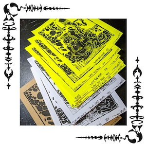 Linocut // Limited edition collector's item // Artwork // Art print // Don't get hard