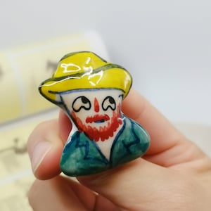 Broche en céramique faite main