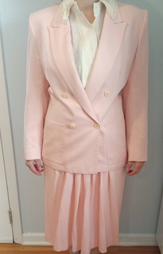 80s power pink suit set!!!