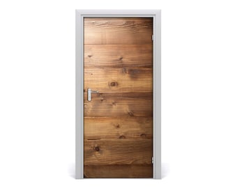 Self adhesive Door wrap removable Peel /& Stick Architecture village street DS/_1945