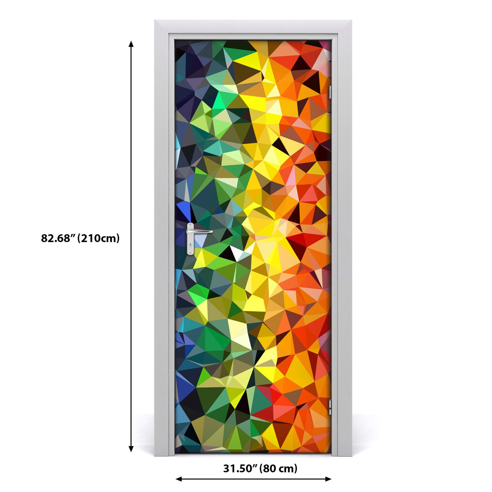 Removable Home Door Sticker Self Adhesive Decal Modern Etsy