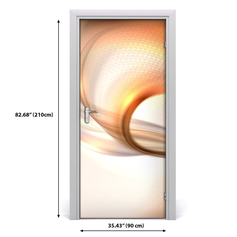 Removable Home Decor Door Sticker Self Adhesive Decal Modern Abstract background DS/_2195