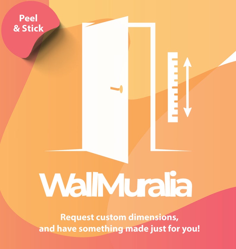 Self adhesive Door wrap removable Peel /& Stick Architecture village street DS/_1945
