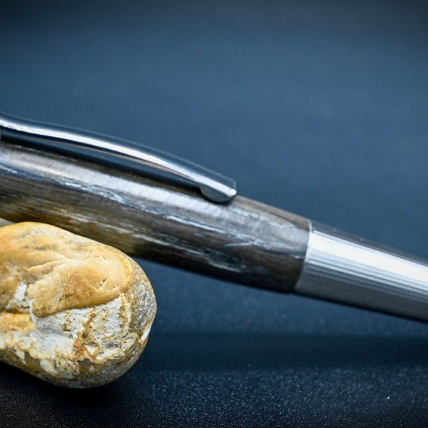 Irish Bog Oak Twist Ball Point Pen