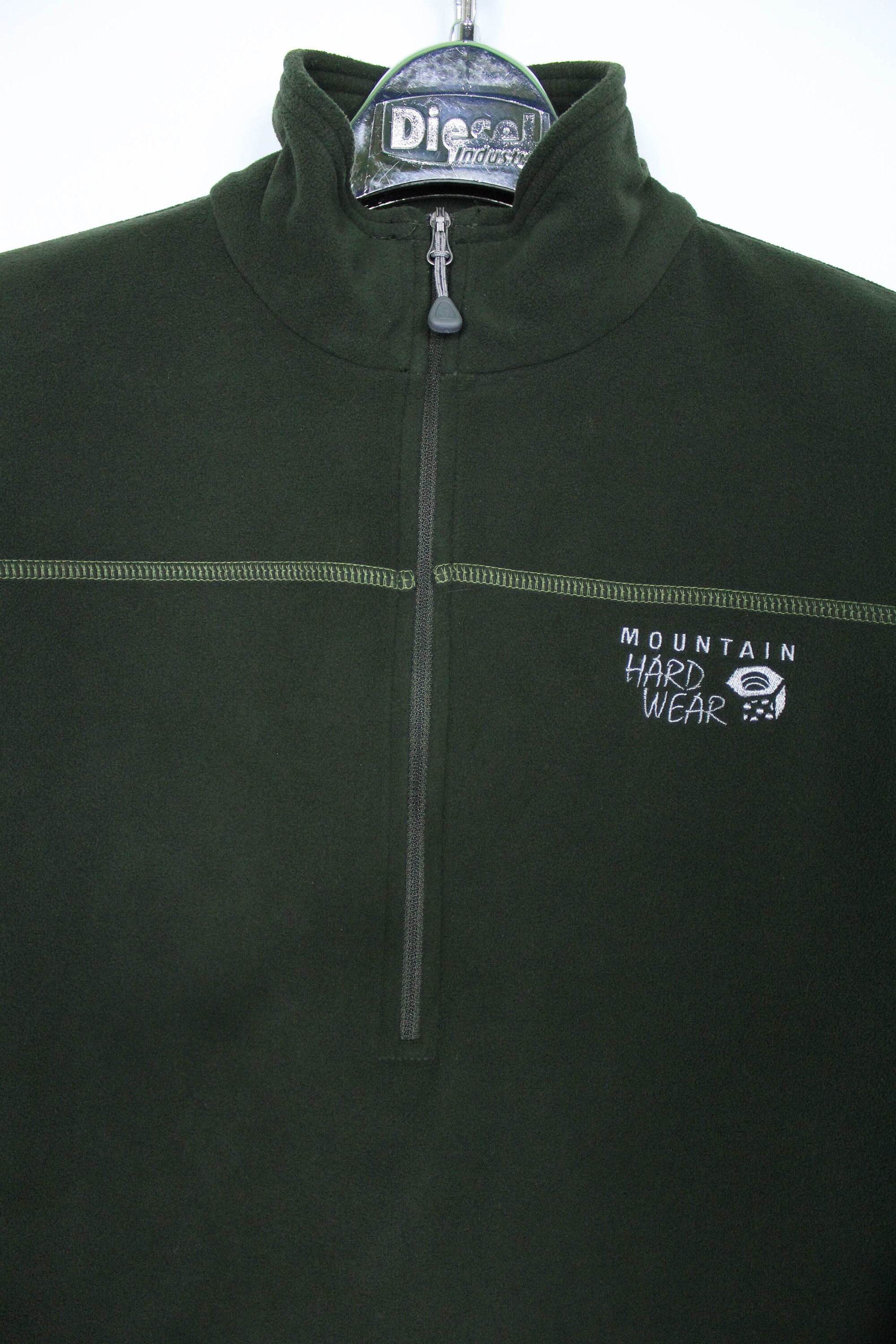 Mountain Hardwear Dark Green Light Fleece Zip Pullover Size S | Etsy