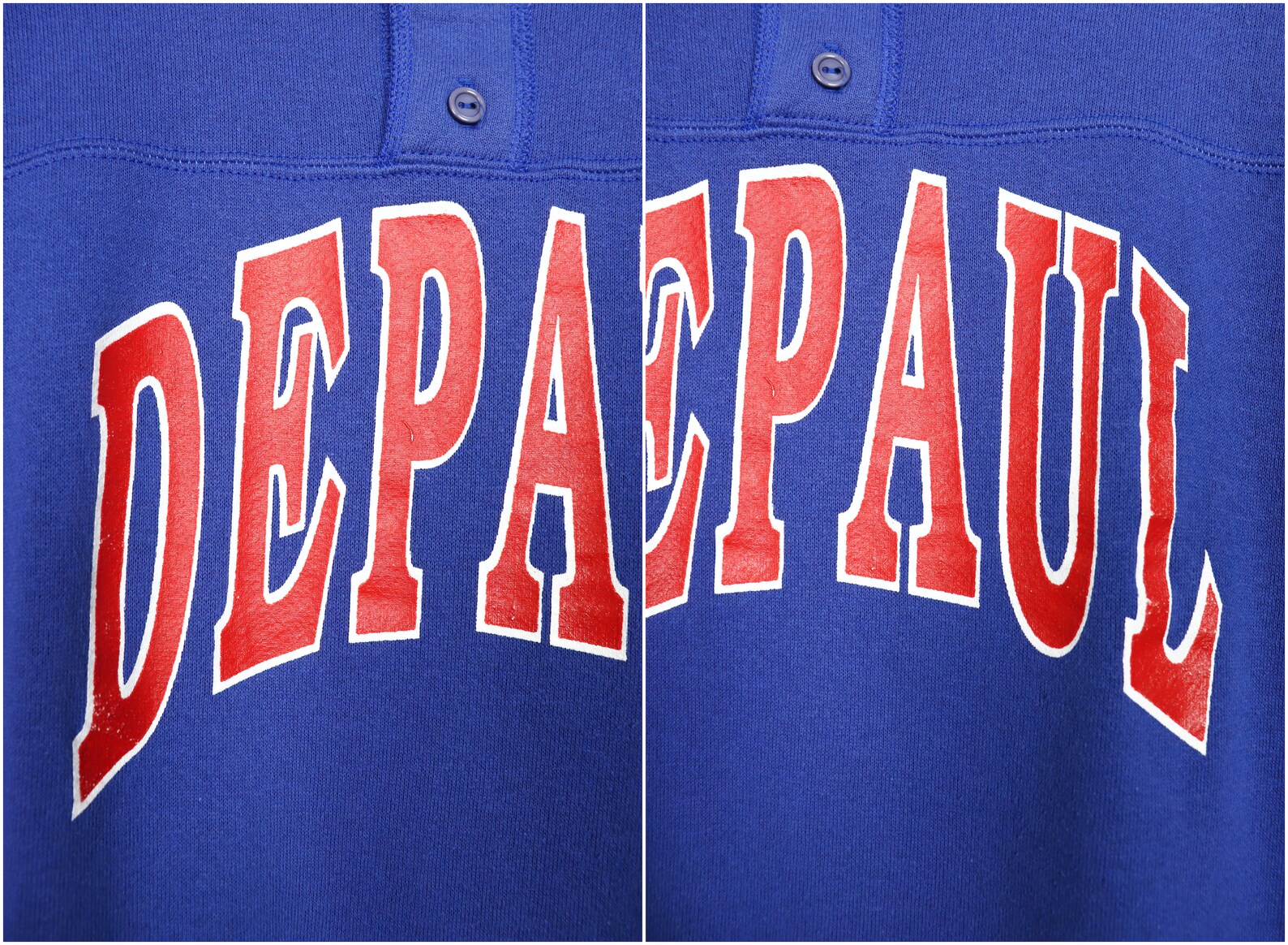 DePaul Soffe Sweats Rare Vintage Blue Sweatshirt Made in | Etsy