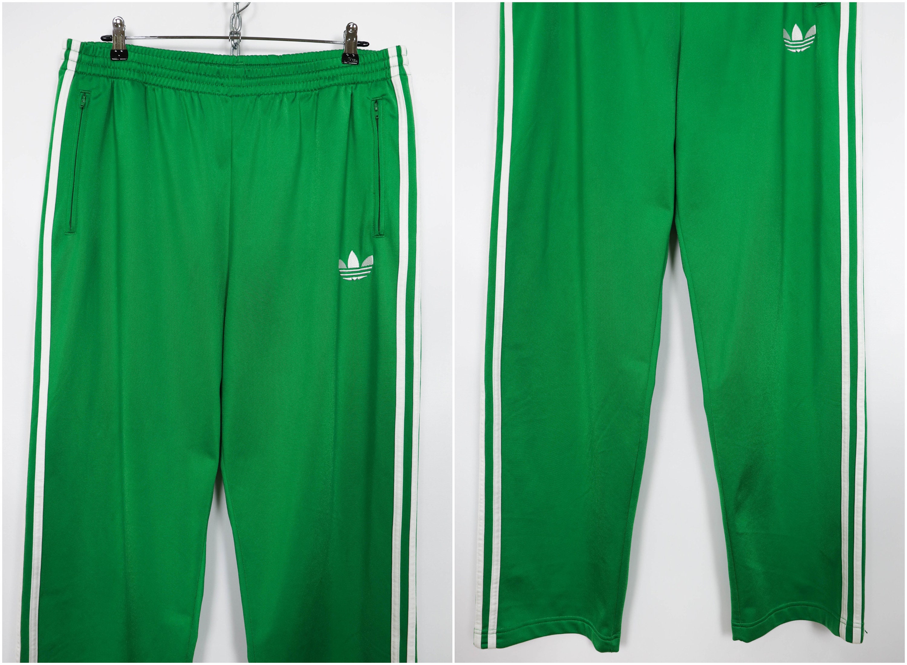 Adidas Rare 2010 Side Stripes Apple Green Track Trousers Pants | Etsy