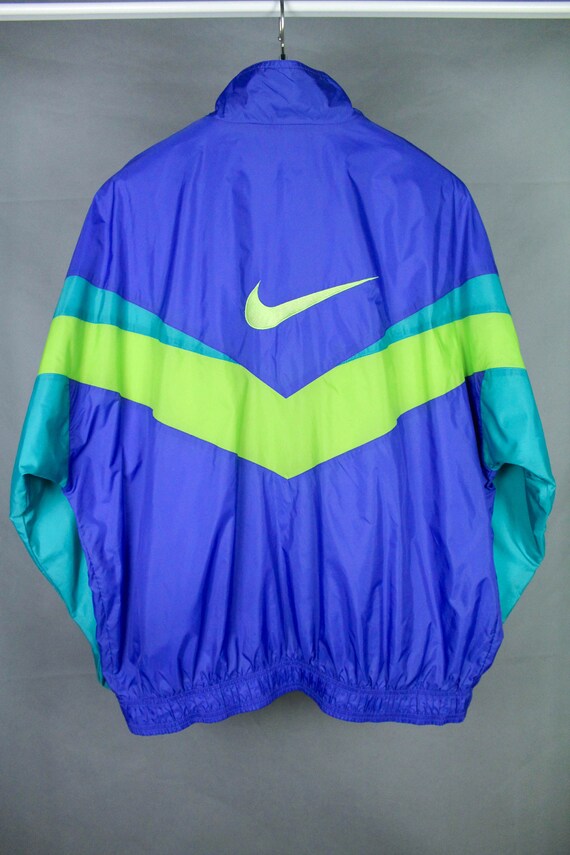 nike big swoosh jacket blue