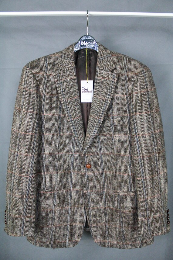 harris tweed coat mens