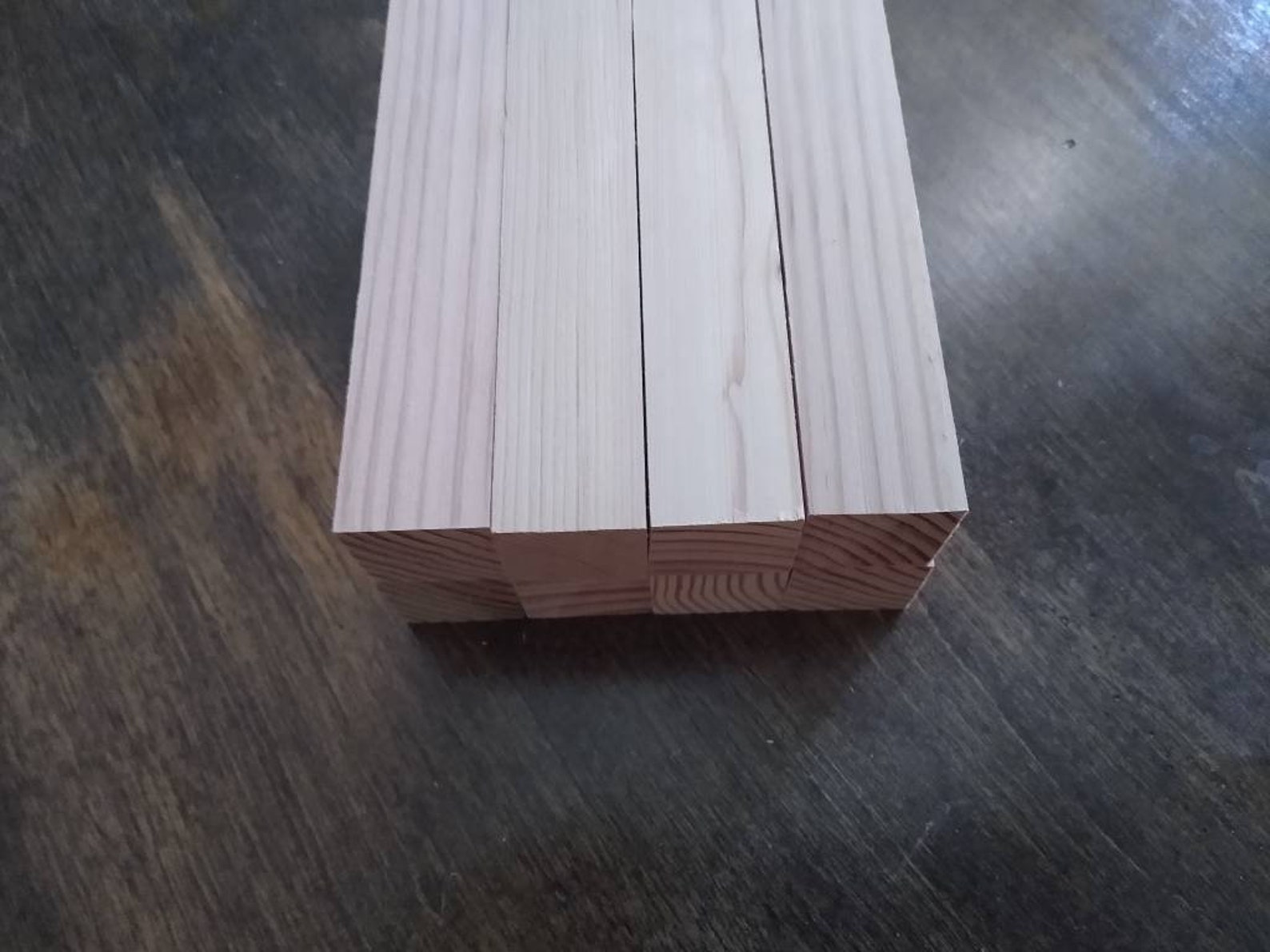 Custom made wood end table leg extensions couch risers sofa Etsy