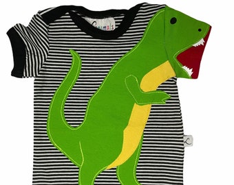 Babybody Dinosaur Luanimals green cotton dino