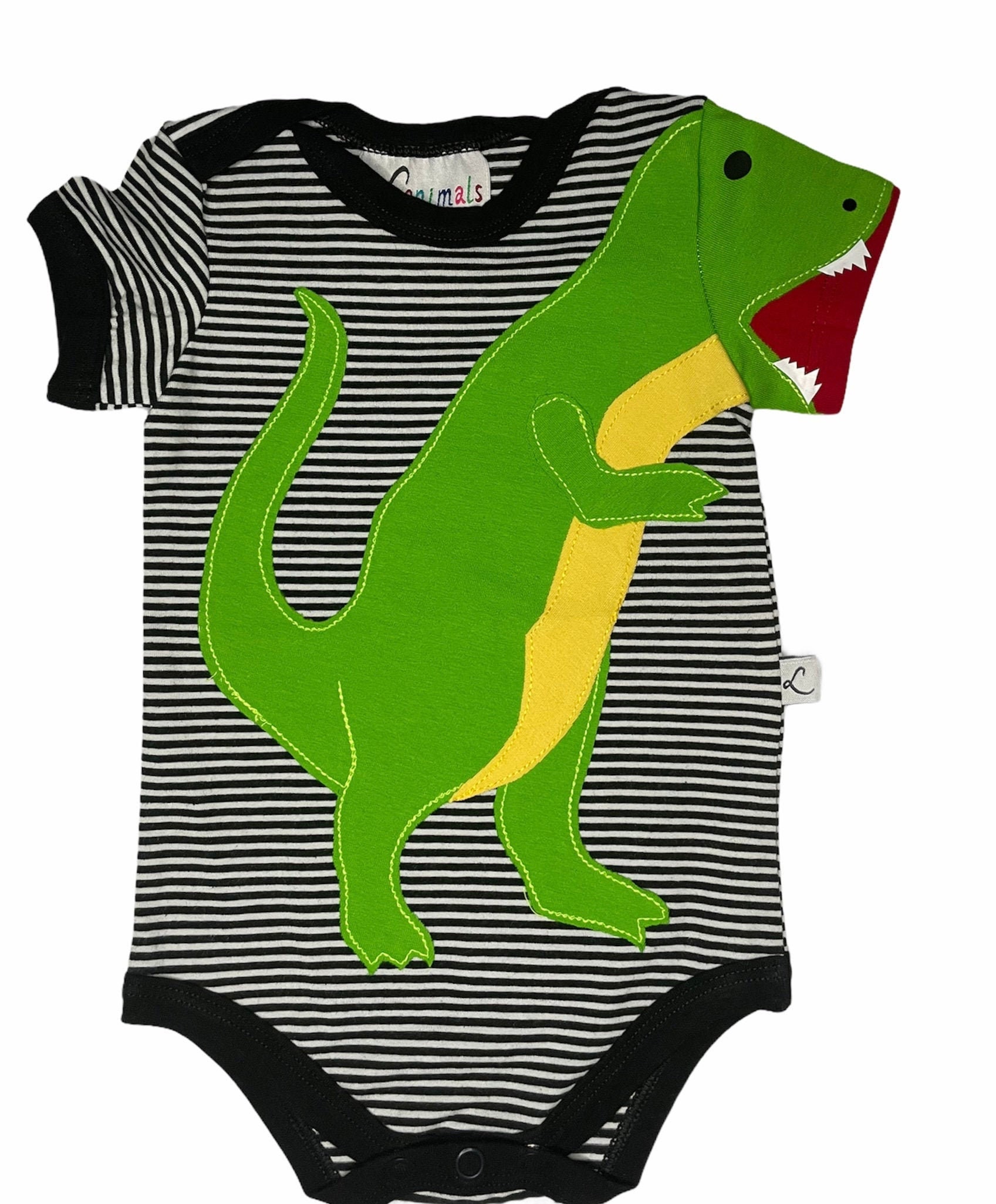Babybody Dinosaur Luanimals Green Cotton Dino - Main Image